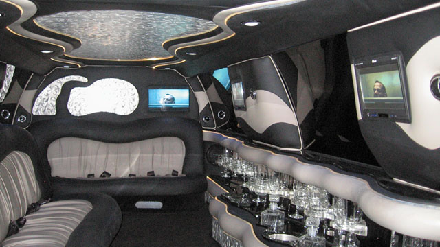 Escalade Limousine Interior