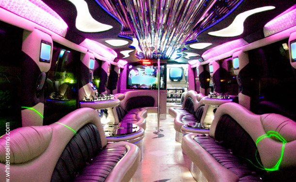 White Rose Limo Party Bus